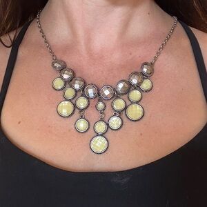 Women's Yellow Statement Bib Necklace - 2016 called!